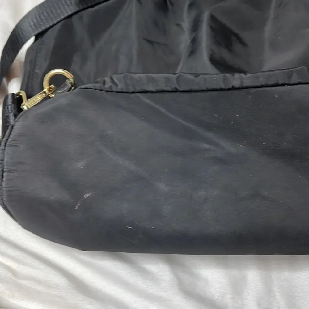 Steve Madden Brue Black Tote Bag.